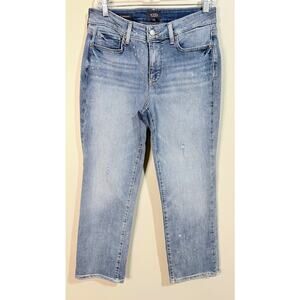 NYDJ Women's Marilyn Straight Ankle Jeans Lift Tuck Technology Jeans Size 8